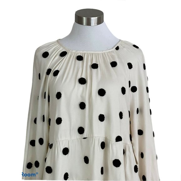 Altar’d State Womens Large Textured Dot Tunic Top - Picture 2 of 5